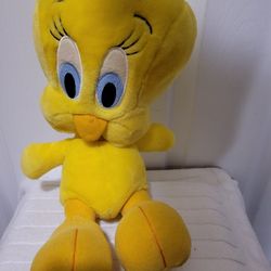 Warner Bros 1998 Looney Tunes Tweety Bird Plush W/o Tags 16"