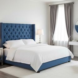 Brand new full size highback upholstered bedframe only 