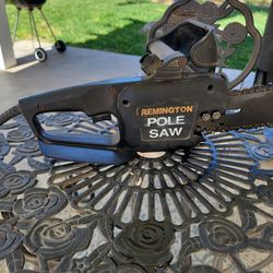 Corded electric Remington pole saw with 10" bar