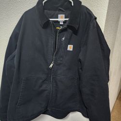 Carhartt Black Jacket 2xl 