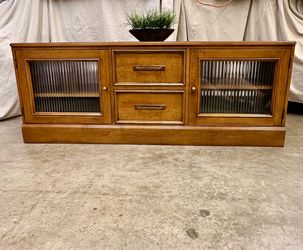 Ethan Allen Solid Wood Media Console | TV Stand | Storage Cabinet