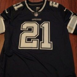 Nike Navy Vapor Dallas Cowboys Ezekiel Elliott  Limited Jersey

Size XL 