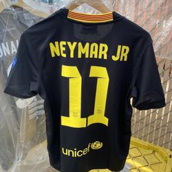 Neymar JR Barcelona Retro Soccer Jersey