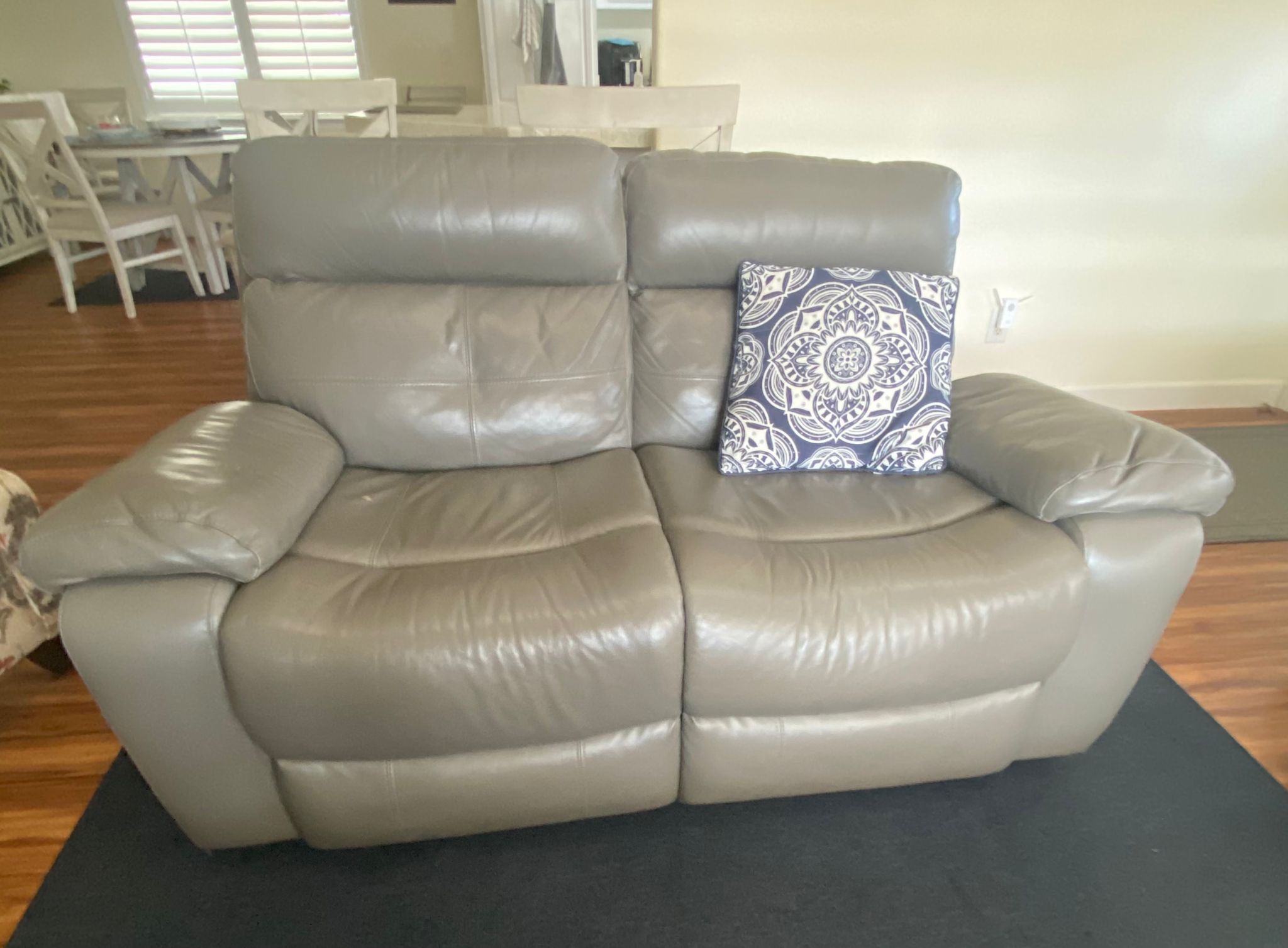 Leather Recliner Sofa Loveseat