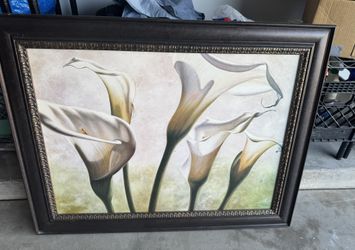White Calla Lily Painting