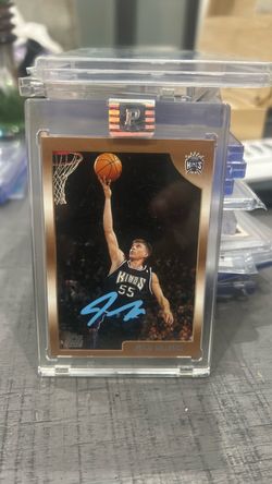 Jason Williams Signed Topps Rookie Card Sacramento Kings