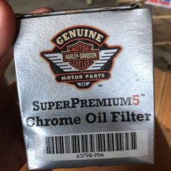 Harley Davidson Chrome Oil Filter