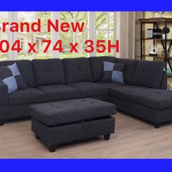 📦Free Delivery—Brand New Sofa, Couch, Sectional 