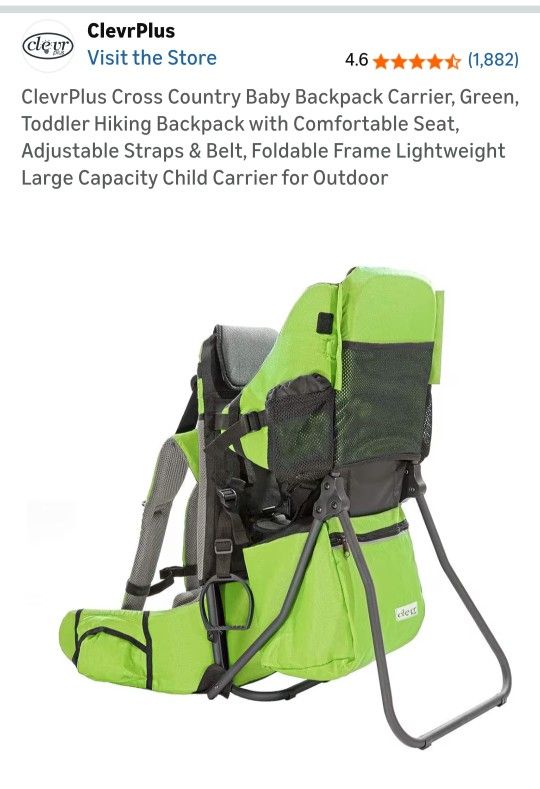 CleverPlus Cross-country Baby Backpack Carrier