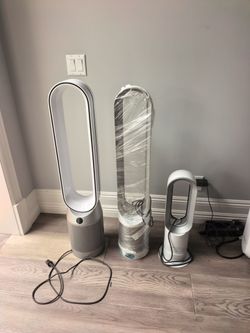 3 Dyson Bladeless Fans | 2x Air Purifier Fans + 1x Hot/Cool Heater Fan, Fully Functional