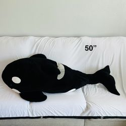 Vintage 50” SHAMU + 18” Dolphin Seaworld