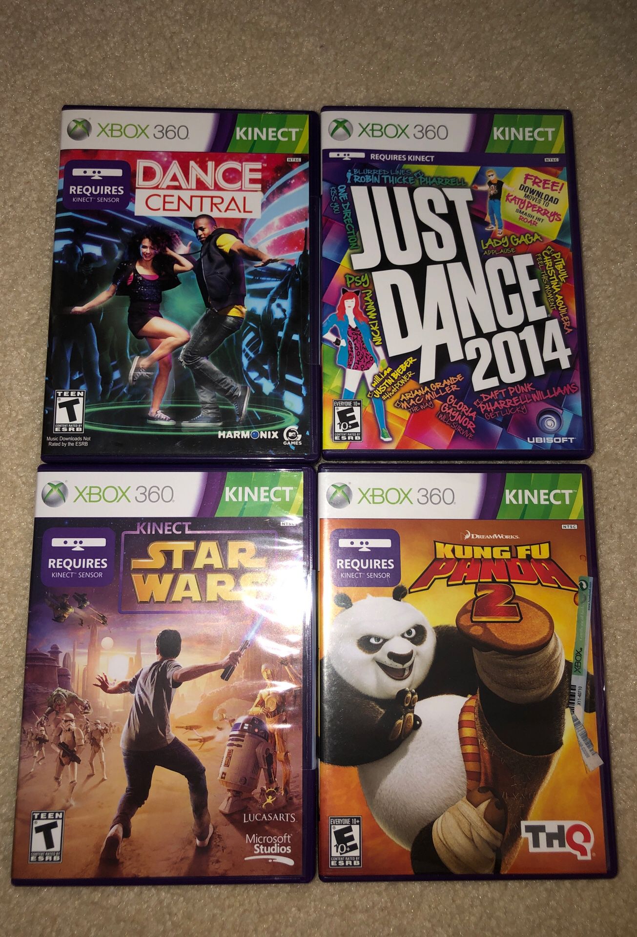 Xbox 360 Kinect Games