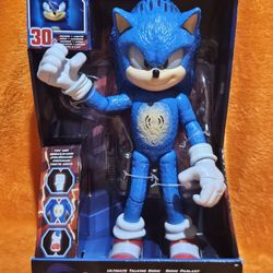 Sonic The Hedgehog 3 Ultimate 12" Talking & Light-Up Action Figure 