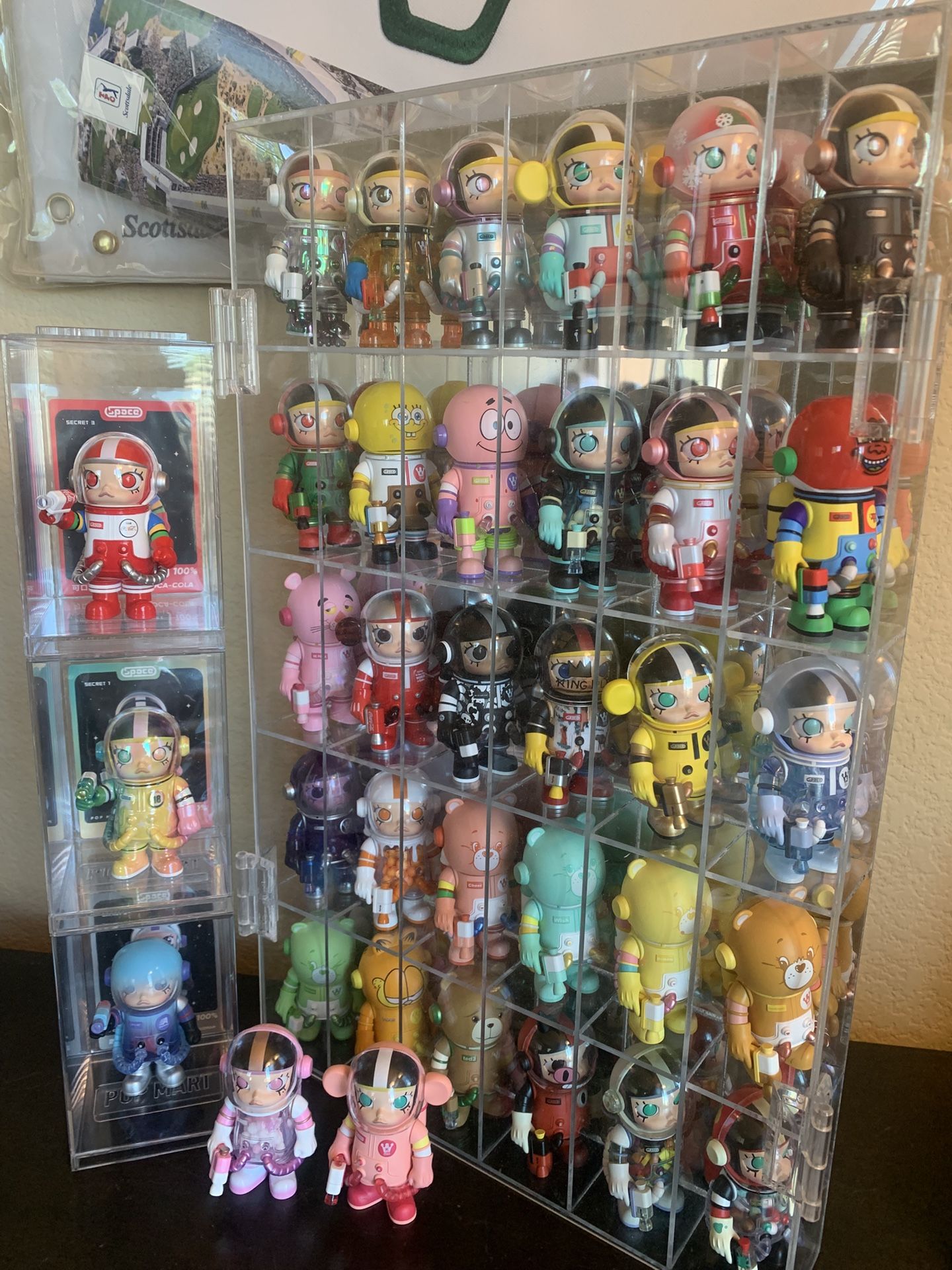 POPMART (35) Mega Space Molly 100% Base Set Series 1/2&3 Complete w/ Secrets