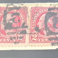 George Washington Red 2c US Postage Stamps Give Me And Offert $