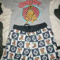 Teen Boys Swim Trunks & Shirt 