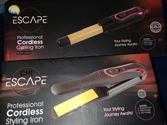 CHI Escape Professional Cordless Styling Iron + Styling Iron