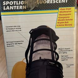 Dorcy Ultra All Weather Rechargeable Multipurpose Spotlight Flourocent Lantern 