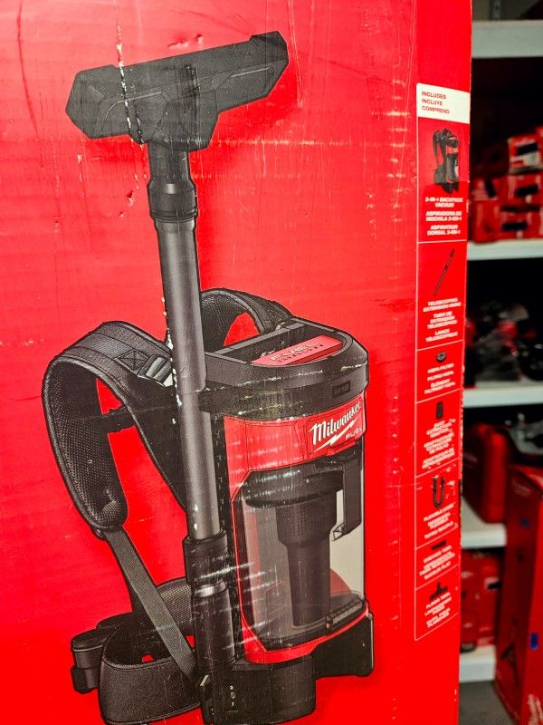 MILWUAKEE M18 FUEL BRUHLESS CORDLESS BACKPACK VACUUM TOOL ONLY NEW