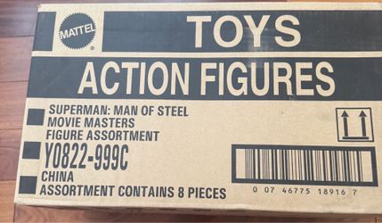 Superman Man of Steel Movie Masters Wave 3 Figure Case 2013