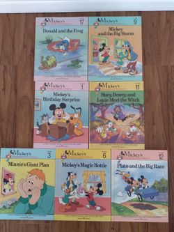 Hard Cover Disney Books 7 Pcs New.