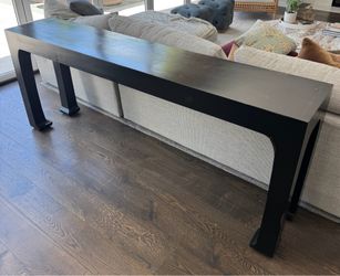 Solid wood table