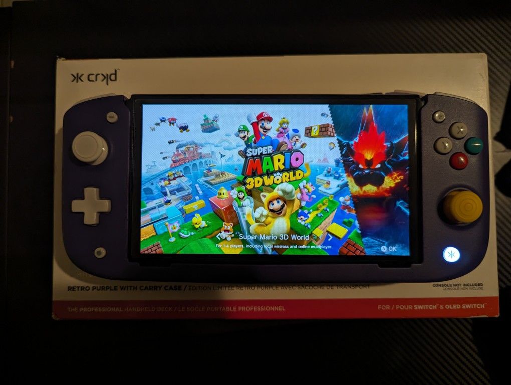 Nitro Deck Limited Edition For Nintendo Switch + Original Case