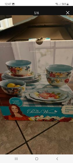 Pioneer woman set 12 piezas