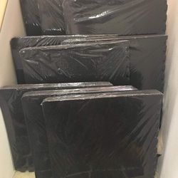 New Square Floor Mats 1Pack=4pcs Neoprene Rubber 2ft by 2ft for Yoga, Gym, exercise room & garage floors