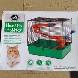 New Hamster Habitat Cage