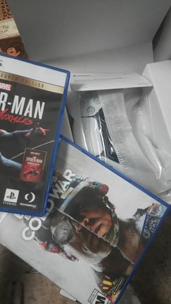 Two games and a controller ps5