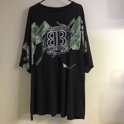 VINTAGE AUTHENTIC BIG BLACK “MAKE IT RAIN” MEN’S SIZE 4XL BLACK SHIRT