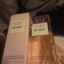 Brand New Victoria Secret Tease Spray And Lotion Set 