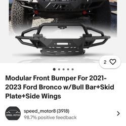 Ford Bronco Modular Front Bumper For 2022-2023