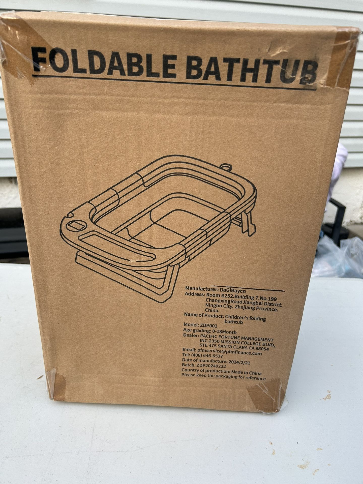 Baby Foldable Bathtub