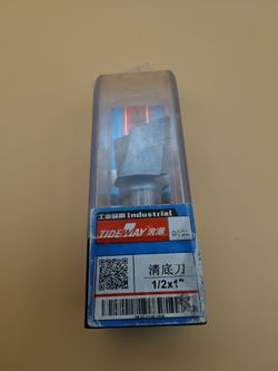 Tideway Industrial 1/2x1" Cleaning Router Bit - 1/2" Shank - New