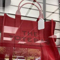 MARC JACOBS Red Tote Bag