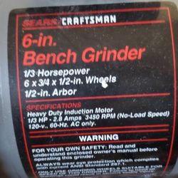Bench Grinder Craftsman
