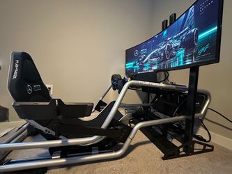 Playseat Formula Intelligence F1 Sim Rig - Fanatec Podium, ClubSport V3 Pedals