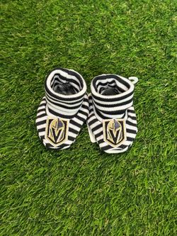 LV Golden Knights baby booties