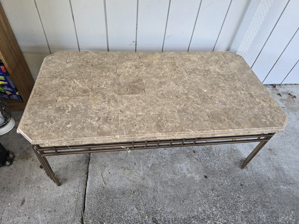 Marble Top Coffee Table