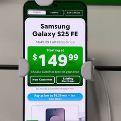 S25 Fe for only $6.25 a month💚