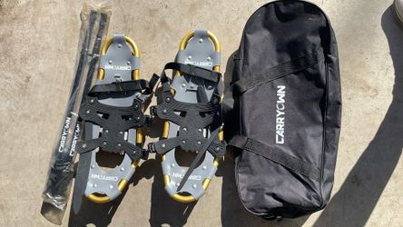 Carryown Snowshoes And Walking Sticks