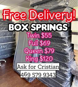 Box Springs  Twin box Full box  Queen box  King box  Bases para colchon  Box spring 