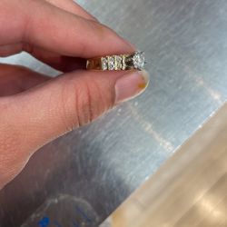 18k YG Engagement Ring 