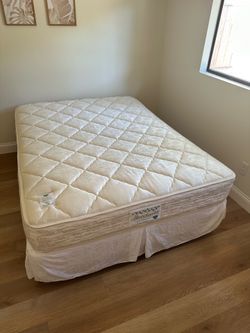 Queen Size Four Seasons Mattress with Box Spring & Frame