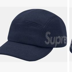 Supreme Jacquard Pique Camp Cap Brand New! 