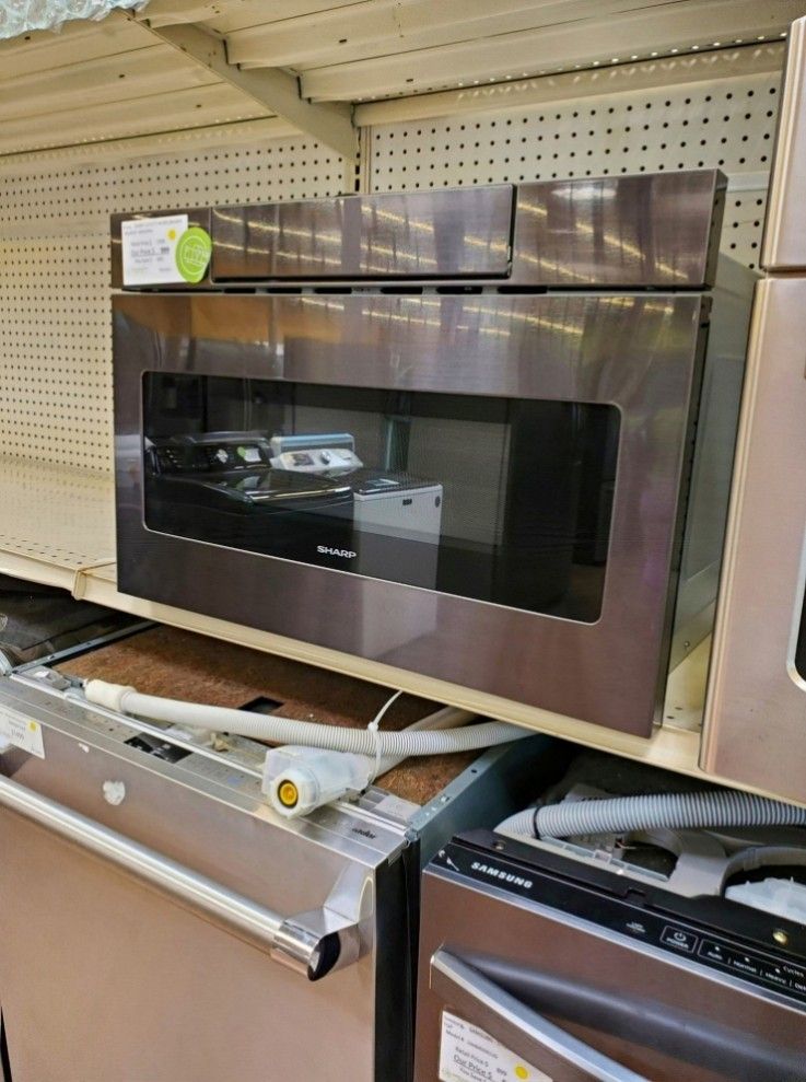 Sharp Drawer Microwave 24" Black Stainless Steel for Sale in City Of