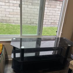Glass TV Stand