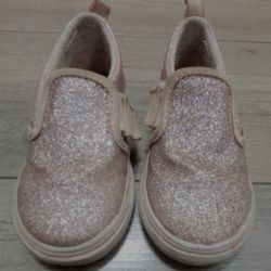 Vans Pink Sparkle Toddler Shoes